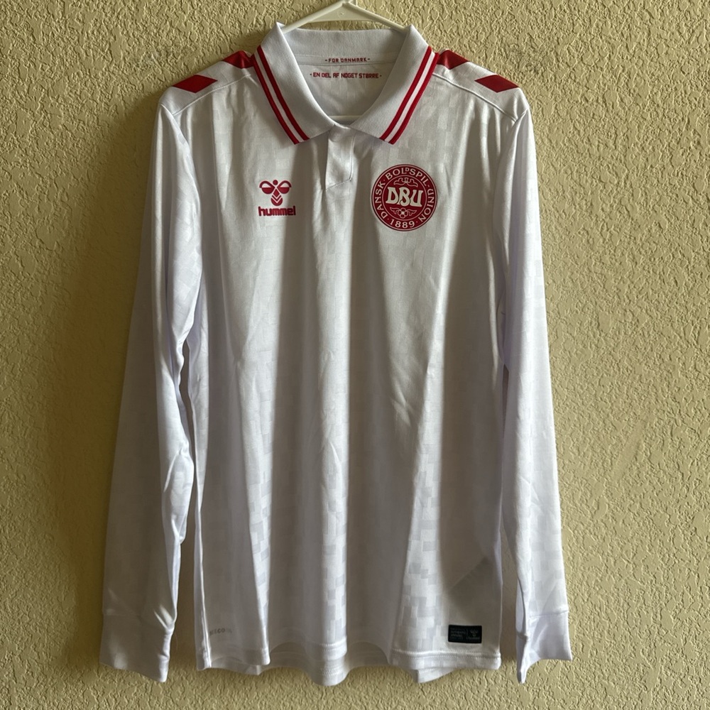2024-25 Denmark Away Long Sleeve Hummel Small